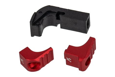 Strike Industries Modular Magazine Release Glock Gen4 5 Compatible Red Si G4 Magrelease Red