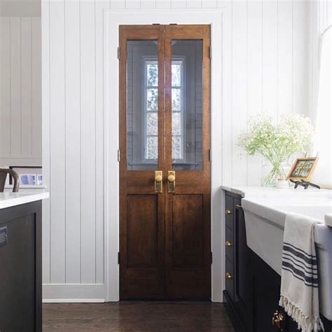 Incorporating A Pantry Cabinet With Glass Doors Into Your Kitchen ...