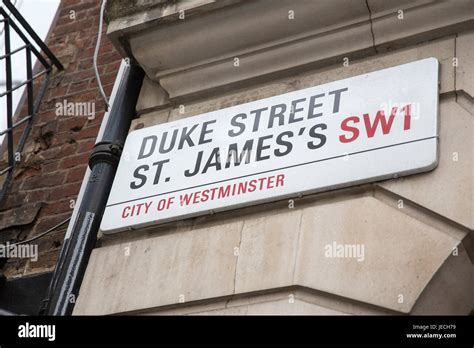 Duke Street London Uk Stock Photo Alamy