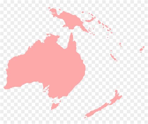 Montessori Australia Continent Map Outline Clip Art - Australia ...