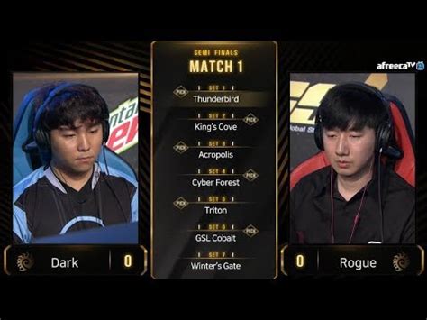 2019 GSL S3 Ro 4 Match1 Dark Vs Rogue Part3 YouTube