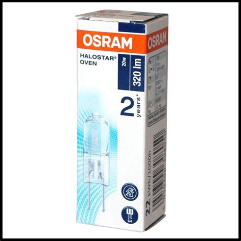 Osram Halostar Oven G Lm Capsule Bulb C Booth Son