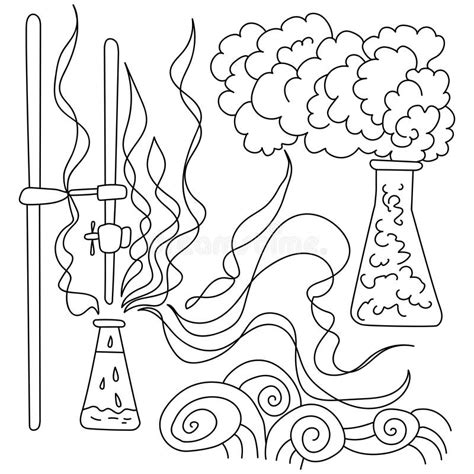 Chemical Reaction Coloring Page Coloring Pages