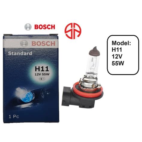 H11 12V 55W PGJ19 2 Bosch 0986AL1838 หวโคมไฟไฟหน าหลอดไฟรถ Spotlight