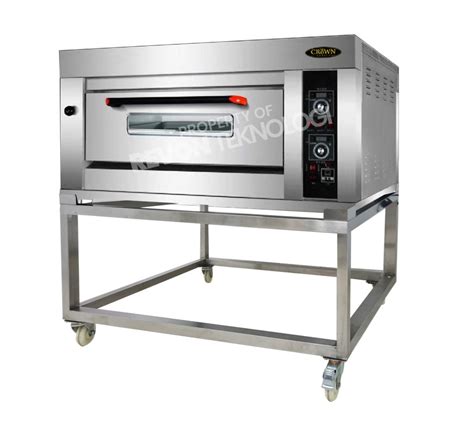 Oven Gas 1 Deck 2 Loyang 40 X 60 Cm Crown REVON