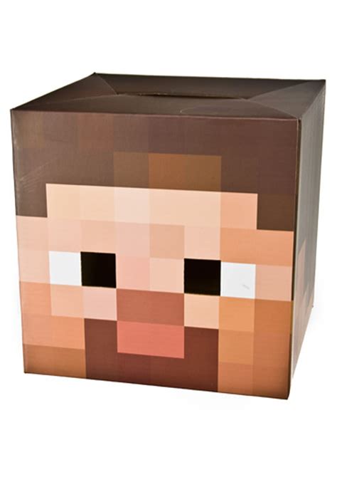 Minecraft Steve Head Minecraft Costumes Minecraft Steve Head