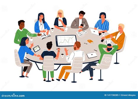 Group Discussion Stock Illustrations Group Discussion Stock