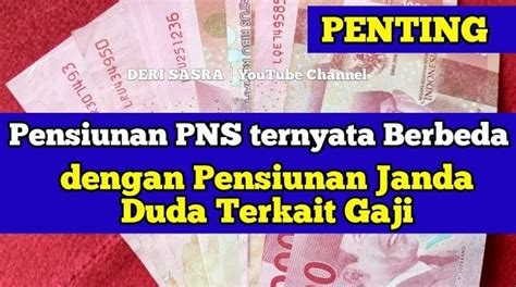 Ternyata Gaji Pensiunan Pns Berbeda Dengan Pensiunan Janda Duda Kok Bisa