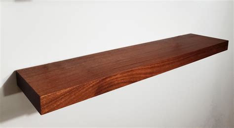 Floating Mahogany Shelf Handmade Shelf Kitchen Shelves Etsy