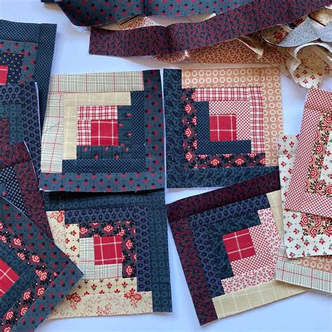 How To Make Small Log Cabin Blocks Felicia S World