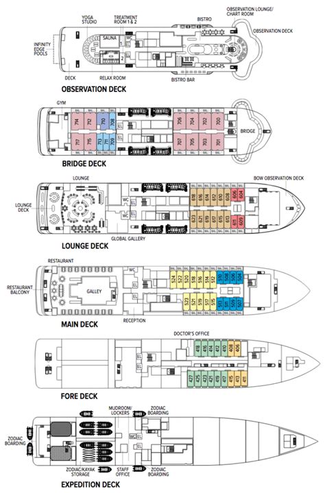 National Geographic Endurance Ship Details Sunstone Tours Cruises