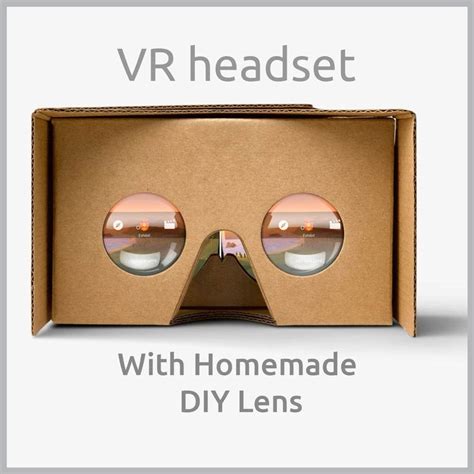 Diy Google Cardboard Vr Headset Google Cardboard Vr Viewer