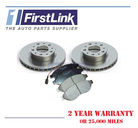 Fiat Ducato Fwd Front Brake Discs Pads Mm