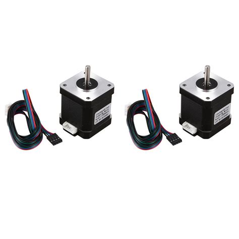 2pcs Nema 17 Stepper Motor 48mm Nema17 Motor 42bygh 2a 4 Lead