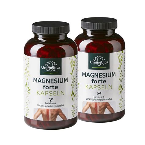 2er Sparset Magnesium Forte 400 Mg Magnesium Pro Tagesdosis 1