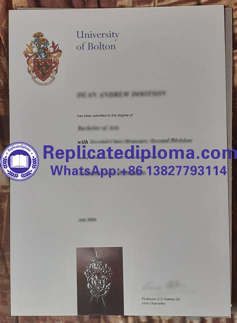 Is it possible to buy high quality University of Bolton diploma online ...