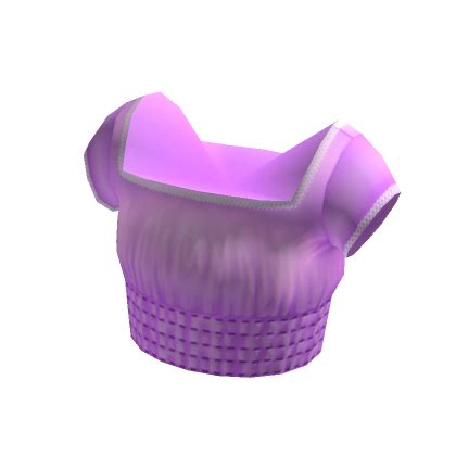 T Shirt Crop With Ruched Waist Lilac Roblox Item Rolimon S