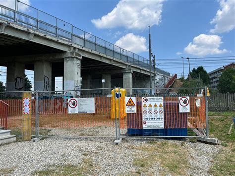 Partiti A Grugliasco I Lavori Di Consolidamento Del Cavalcaferrovia Di