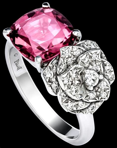 White Gold Tourmaline Diamond Ring Piaget Luxury Jewellery G Ur