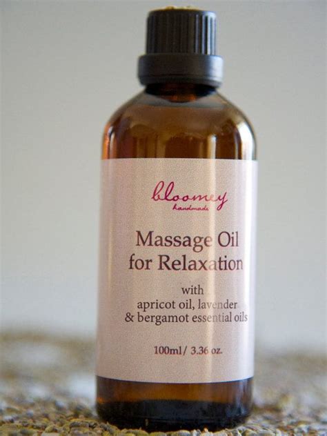 Relaxation Massage Oil Stress Relief Body Oil Lavender Massage Oil Lavender Body Oil Bath