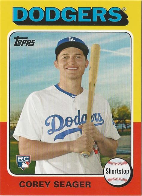 Topps Mini Factory Set A Corey Seager Bonus Card Corey Seager