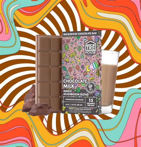 Magic Mushroom Chocolate Bar By Tre House — Godsbeardcult