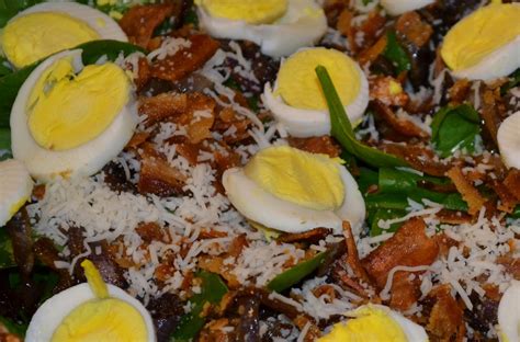 Spinach Salad With Hot Bacon Dressing