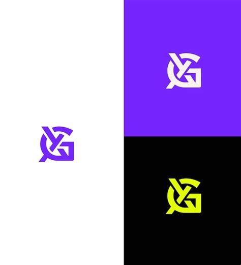 Premium Vector Gx Xg Letter Logo Icon Brand Identity Template