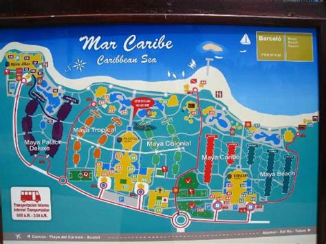 Barcelo Maya Palace Resort Map Charin Aprilette