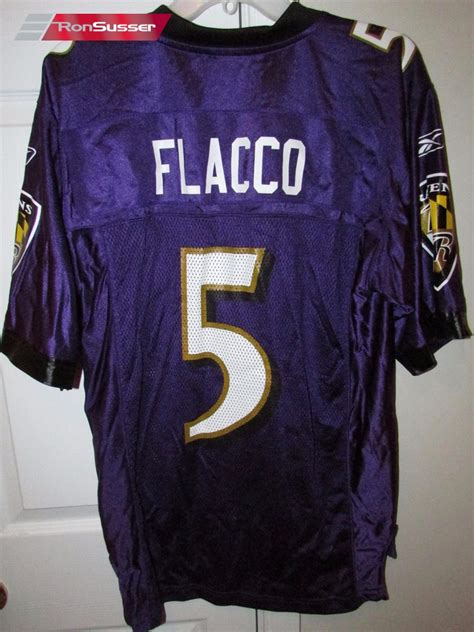 NFL Baltimore Ravens Joe Flacco #5 Replica Jersey by Reebok Small ...