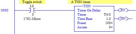 RsLogix 500 Training Timers TON TOF And RTO TW Controls