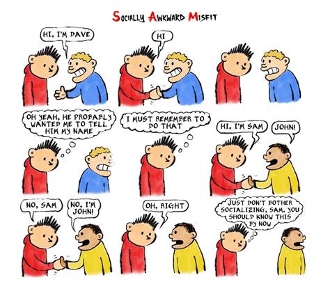 Perfect Comics For Introverts Who Feel Awkward Socializing