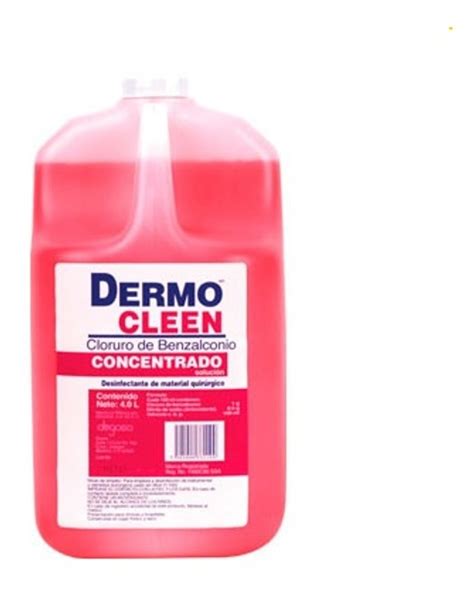 Cloruro De Benzalconio Dermocleen Concentrado 4 Lt 1 Pza Mercado Libre