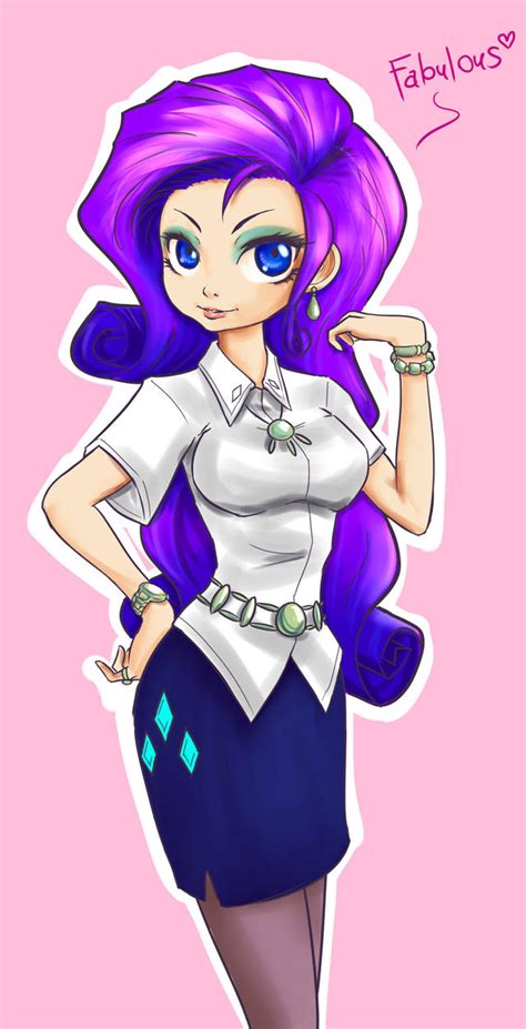 Humanized Rarity Attempt By Ereb Tauramandil On Deviantart