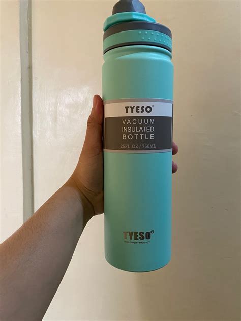 Tyeso Vacuum Insulated Bottle 750ml GREEN Furniture Home Living