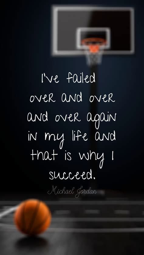 Motivational Phone Wallpaper – Michael Jordan Success Quote