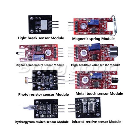 Geekcreit In Sensor Module Board Kit Upgrade Version For Arduino