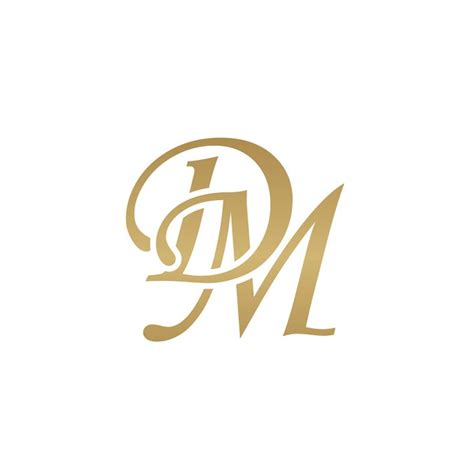 Dm Or Md Logo Design Vector Icon Symbol Luxury Premium Vector In Adobe