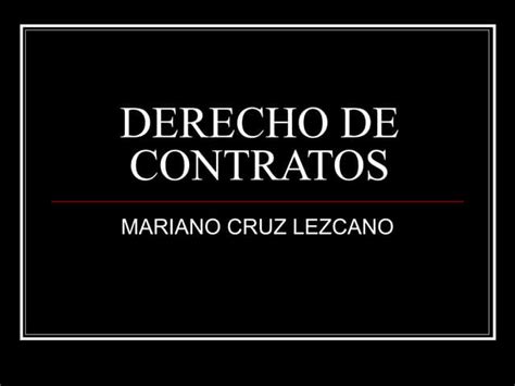 Contratos Ppt