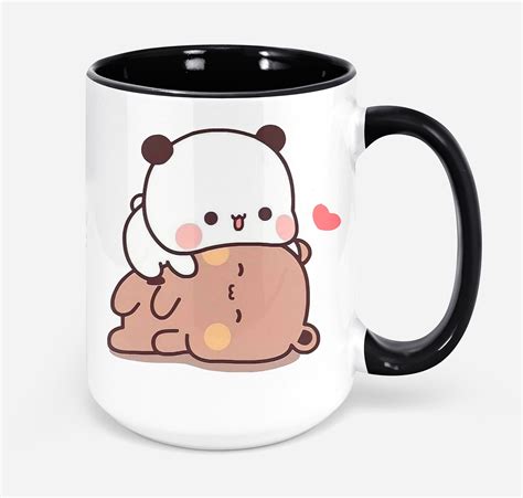 Panda Bear Hug Bubu Dudu Classic Mug Funny Gifts Best Coffee Mug Gift