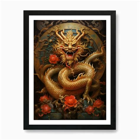 Chinese Dragon Symbolism Illustration 2 Art Print by Chinese New Year ...