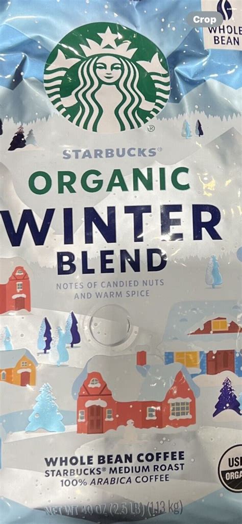 Starbucks Organic Winter Blend Whole Bean 100 Arabica Coffee 40 Ounce Ebay