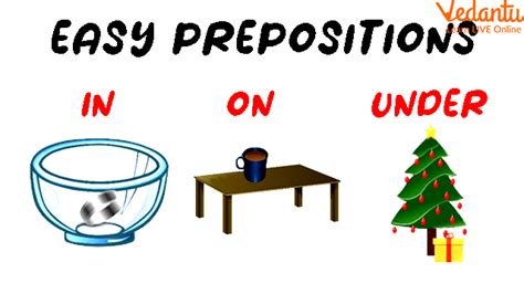 Under Preposition Clipart