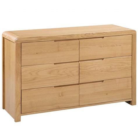 Julian Bowencurve Oak Drawer Wide Chest Garden Street