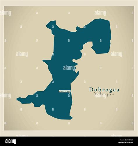 Modern Map - Dobrogea RO Stock Vector Image & Art - Alamy