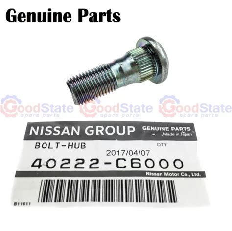 Genuine Nissan Patrol Gq Y Gu Y Mq Ford Maverick Front Wheel Stud