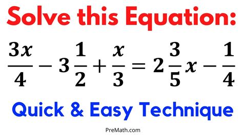 Step Equations With Rational Numbers