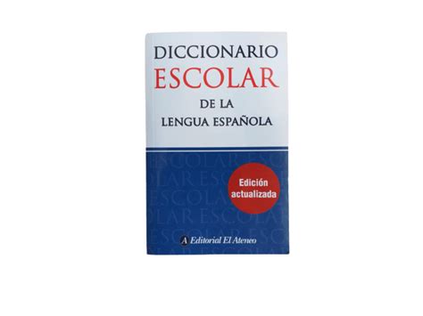 Diccionario Escolar De La Lengua Espa Ola Papeler A Trazos