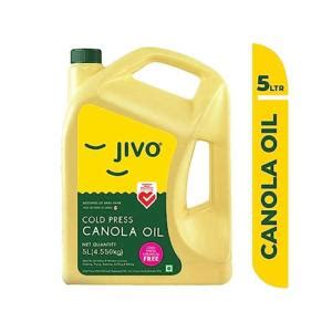 Jivo Canola Cold Press Oil Healthiest Cooking Oil Ltr Jivo Canola