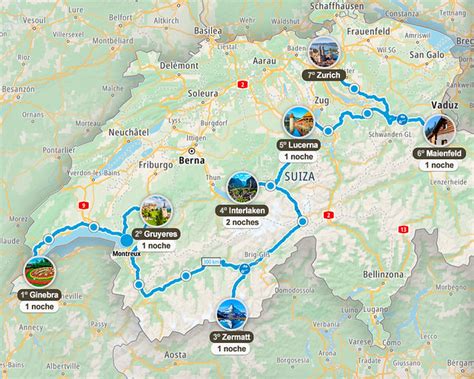 6 Itinerarios Y Rutas Por Suiza En Coche Y Tren